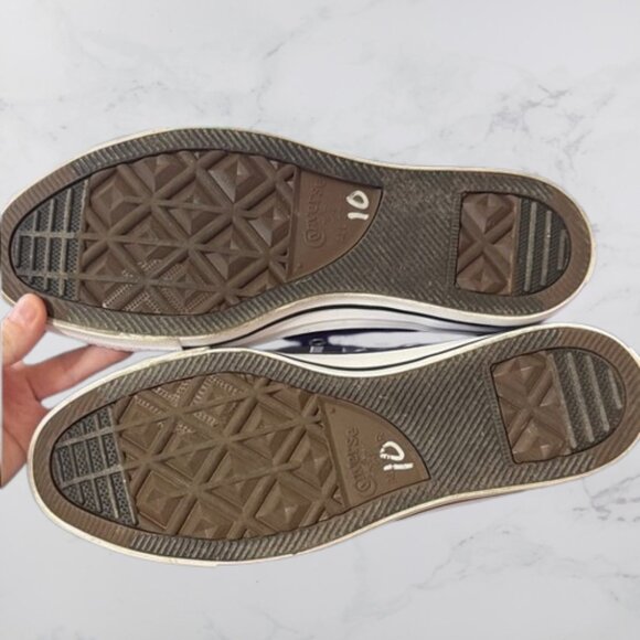 Converse Purple Sneakers Size M 9 W 11 - Picture 3 of 5